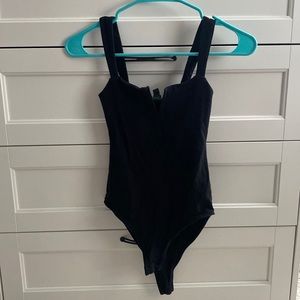 Notched Body Suit